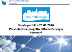 Serata pubblica 29.02.2016 Presentazione progetto Città dell'energia - Benvenuti - Comune di Gambarogno - Comune di ...