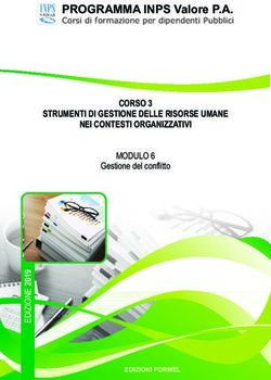 PROGRAMMA INPS Valore P.A - Corsi di formazione per dipendenti Pubblici CORSO 3 STRUMENTI DI GESTIONE DELLE RISORSE UMANE - Comune di Mentana