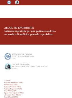ALCOL ED EPATOPATIE: Indicazioni pratiche per una gestione condivisa tra medico di medicina generale e specialista - AISF