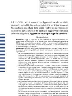 L.R. 13/2021, art. 5, comma 19. Approvazione dei requisiti, parametri, modalit&agrave;, termini e modulistica per i finanziamenti finalizzati alla ...