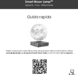 Guida rapida Smart Moon LampTM - Gingko
