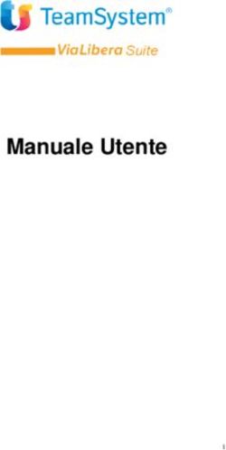 MANUALE UTENTE - TEAMSYSTEM VIALIBERA