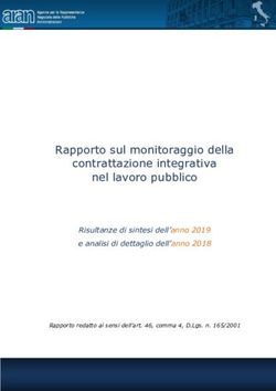 Rapporto sul monitoraggio della contrattazione integrativa nel lavoro pubblico - Risultanze di sintesi dell'anno 2019 e analisi di dettaglio ...