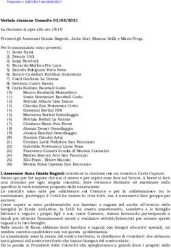 Verbale riunione Consulte 02/03/2021
