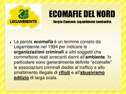 ECOMAFIE DEL NORD - Liceo Scientifico ...