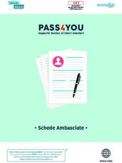 PASS4YOU - Schede Ambasciate - Supporto tecnico ai tutori volontari - Intersos