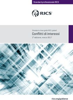Conflitti di interessi - 1a edizione, marzo 2017 - Standard professionale RICS