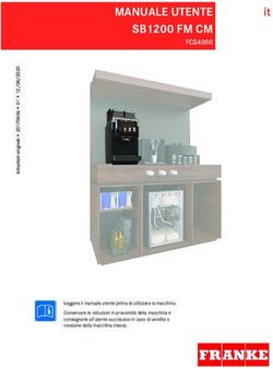 MANUALE UTENTE SB1200 FM CM - FCS4050 - Franke