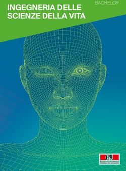 INGEGNERIA DELLE SCIENZE DELLA VITA - BACHELOR - Bachelor @ EPFL