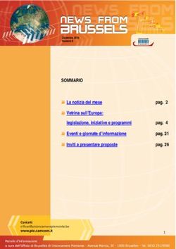 SOMMARIO La notizia del mese