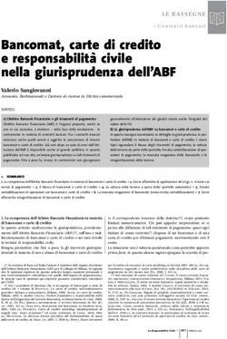 Bancomat, carte di credito e responsabilita' civile nella giurisprudenza dell'ABF