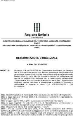 DETERMINAZIONE DIRIGENZIALE - Regione Umbria