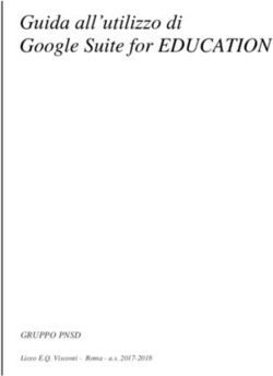 Guida all'utilizzo di Google Suite for EDUCATION - GRUPPO PNSD - liceo Visconti