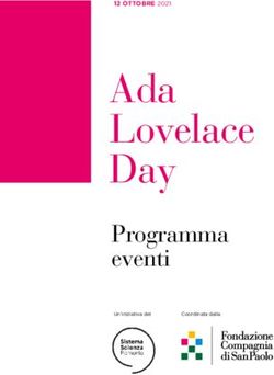 Ada Lovelace Day - Programma eventi - 12 OTTOBRE 2021 - Fondazione Compagnia di San Paolo