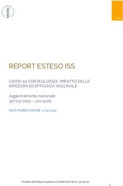 REPORT ESTESO ISS COVID-19: SORVEGLIANZA, IMPATTO DELLE INFEZIONI ED EFFICACIA VACCINALE Aggiornamento nazionale 30/03/2022 - ore 12:00 DATA ...