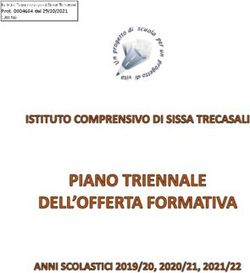 PIANO TRIENNALE DELL'OFFERTA FORMATIVA - ISTITUTO COMPRENSIVO DI SISSA TRECASALI - ANNI SCOLASTICI 2019/20, 2020/21, 2021/22 - Scuola in Chiaro