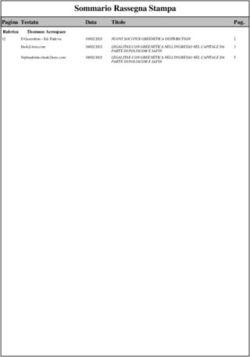 Sommario Rassegna Stampa - UMBRAGROUP