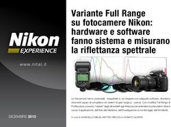 Variante Full Range su fotocamere Nikon: hardware e software fanno sistema e misurano la riflettanza spettrale