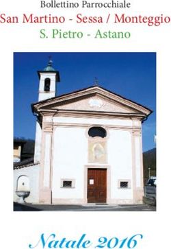 Natale 2016 - San Martino - Sessa / Monteggio S. Pietro - Astano Bollettino Parrocchiale - Parrocchia San Martino di Sessa e Monteggio
