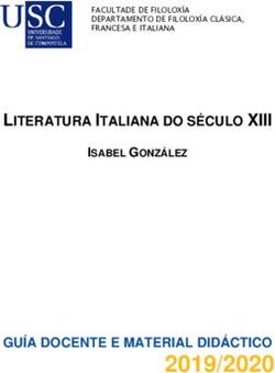 2019/2020 GUÍA DOCENTE E MATERIAL DIDÁCTICO - LITERATURA ITALIANA DO SÉCULO XIII - USC