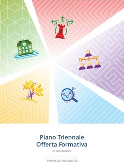 Piano Triennale Offerta Formativa - IC GAGLIANICO Triennio 2019/20-2021/22 - Istituto Comprensivo di ...