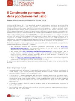 Il Censimento permanente della popolazione nel Lazio - Istat