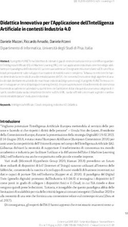 Didattica Innovativa per l'Applicazione dell'Intelligenza Artificiale in contesti Industria 4.0