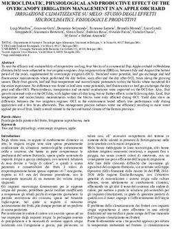 MICROCLIMATIC, PHYSIOLOGICAL AND PRODUCTIVE EFFECT OF THE OVERCANOPY IRRIGATION MANAGEMENT IN AN APPLE ORCHARD - CRPV