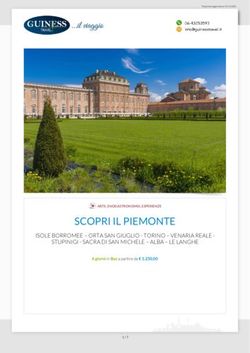 SCOPRI IL PIEMONTE ISOLE BORROMEE - ORTA SAN GIUGLIO - TORINO - VENARIA REALE - STUPINIGI - SACRA DI SAN MICHELE - ALBA - LE LANGHE - Guiness Travel