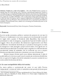 La Tunisia in stato di eccezione - DPCE Online