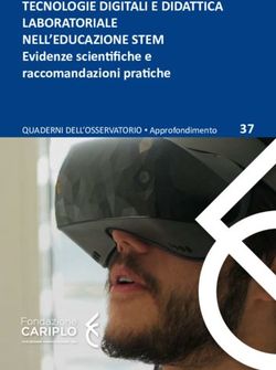 Evidenze scientifiche e raccomandazioni pratiche - NELL'EDUCAZIONE STEM QUADERNI DELL'OSSERVATORIO Approfondimento