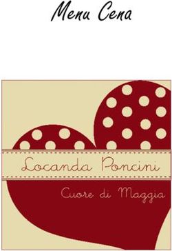 Menu Cena - Locanda Poncini