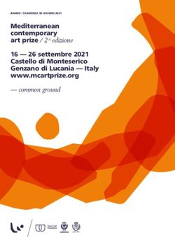 Mediterranean contemporary art prize / 2 a edizione 16 - 26 settembre 2021 Castello di Monteserico Genzano di Lucania - Italy www.mcartprize.org ...