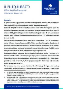 IL PIL EQUILIBRATO Ufficio Studi Confcommercio