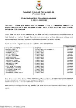 COMUNE DI COLLE DI VAL D'ELSA - Dipartimento delle ...