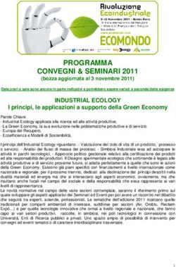 PROGRAMMA CONVEGNI & SEMINARI 2011 - Arpae Emilia-Romagna