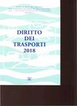 DIRITTO DEI TRASPORTI 2018 - ISTITUTO DI DIRITTO DELLA NAVIGAZIONE Sezione del Dipartimento - Biblioteca Corte dei ...