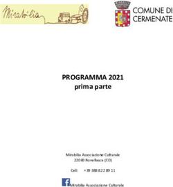 PROGRAMMA 2021 prima parte - Amazon AWS