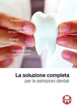 La soluzione completa - per le estrazioni dentali - Anestesia Controllo del sanguinamento