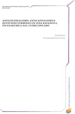 ANTICOLONIALISMO, ANTICAPITALISMO E QUESTIONE FEMMINILE IN LEDA RAFANELLI, UN'ANARCHICA DAL CUORE ZINGARO - Dora Marchese Universit&agrave; degli Studi ...