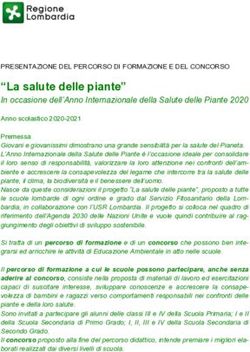 "La salute delle piante" - Ufficio Scolastico Territoriale di ...