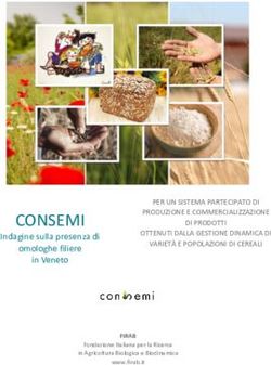 CONSEMI Indagine sulla presenza di omologhe filiere in Veneto - Sinab