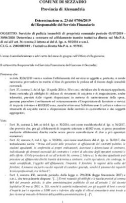 COMUNE DI SEZZADIO Provincia di Alessandria Determinazione n. 23 del 07/06/2019 del Responsabile del Servizio Finanziario