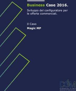 Business Case 2016. Magic MP - Sviluppo del configuratore per le offerte commerciali - DGM Consulting
