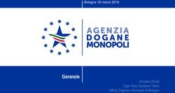 Garanzie Annalisa Dondi Capo Area Gestione Tributi Ufficio Dogane e Monopoli di Bologna