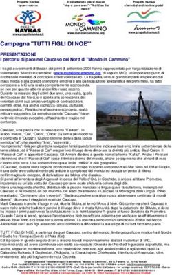 Campagna "TUTTI FIGLI DI NOE'"