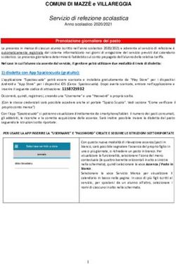 COMUNI DI MAZZ&Egrave; e VILLAREGGIA - Servizio di refezione scolastica - Comune di Mazz&egrave;