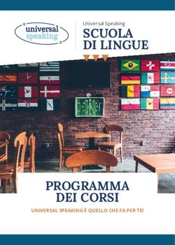 SCUOLA DI LINGUE - PROGRAMMA DEI CORSI UNIVERSAL SPEAKING È QUELLO CHE FA PER TE! - Scuola di Lingue Universal ...