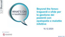 Beyond the fence: traguardi e sfide per la gestione dei pazienti con epatopatie e malattie infettive 10.12.2020