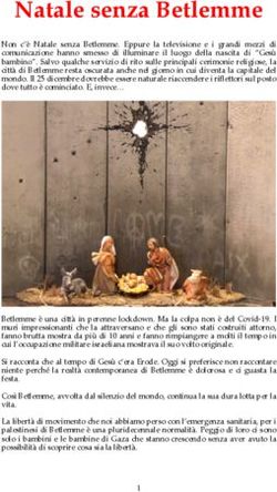 Natale senza Betlemme - Perlapace